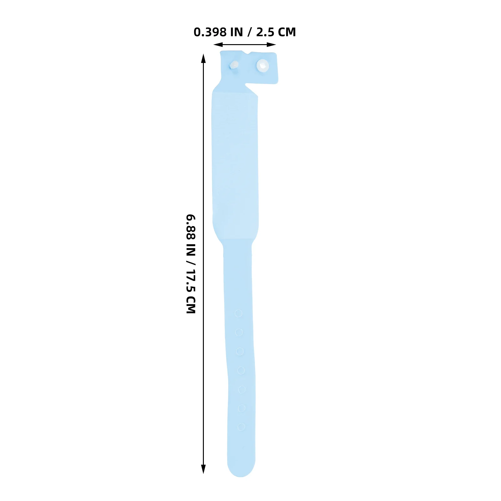 100 Uds pulseras de Hospital grabables desechables bandas de identificación médica de identificación de PVC pulseras impermeables para pacientes