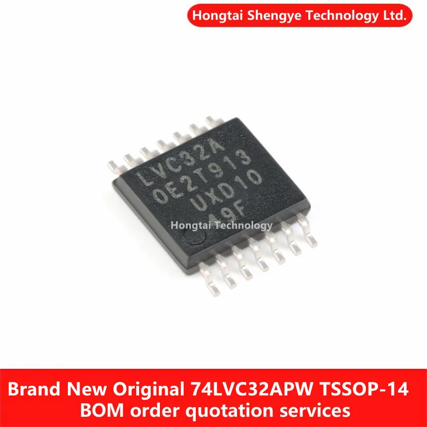 New original screen printed LVC32A TSSOP-14 74LVC32APW four way 2 input or gate logic chip