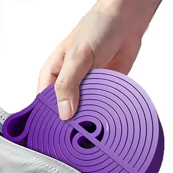 Fascia elastica per esercizi con fascia di resistenza in lattice resistente per la forza sportiva Pull Up Assist Band Workout Pilates Fitness Equipment