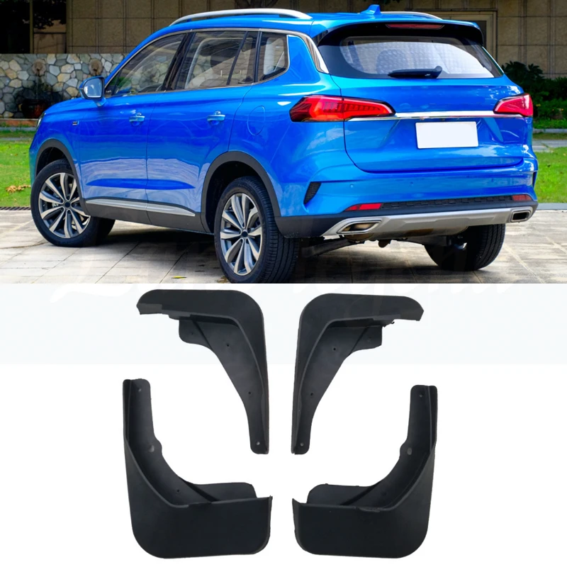 4Pcs Front Rear Mud Flaps Splash Guards Fender Mudguards for ROEWE RX5 MAX 2019 2020 2021 Mudflaps Car styling accessories