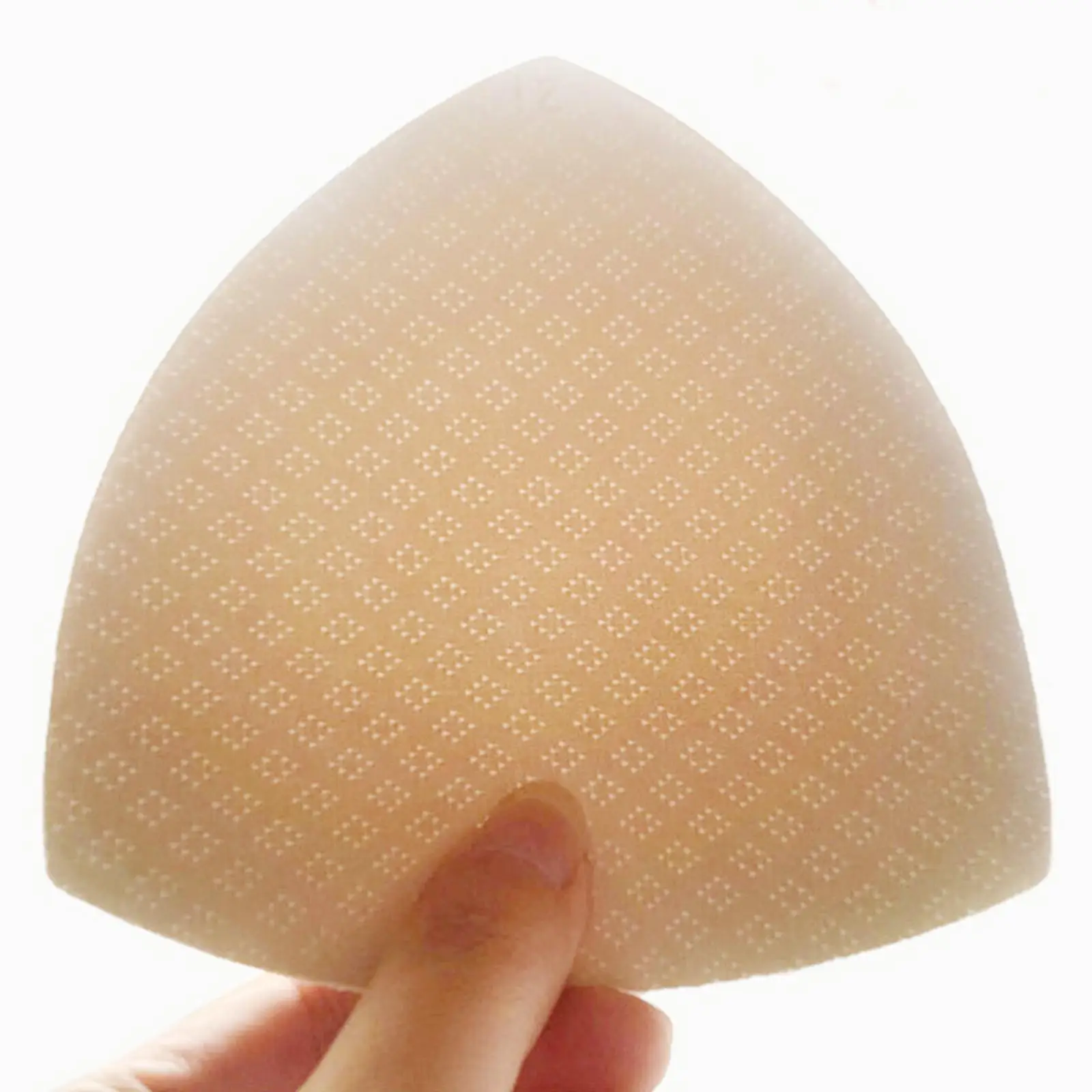Breathable Bra Pad Insert Lightweight Triangle Sponge Removable Foam Pads Breast Enhancer for Sports Underwear Bikini