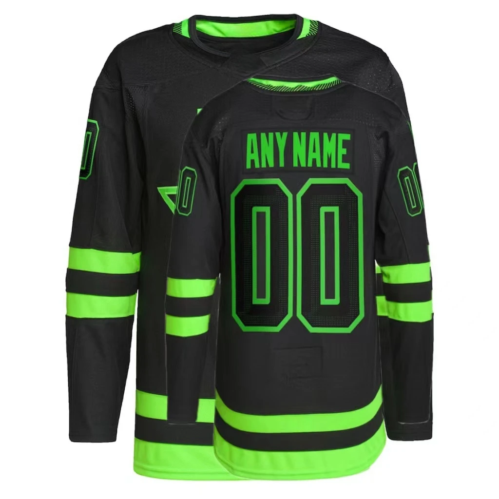 

Custom Embroidery Dallas Hockey Jersey Men Women Youth Ice Hockey Uniform