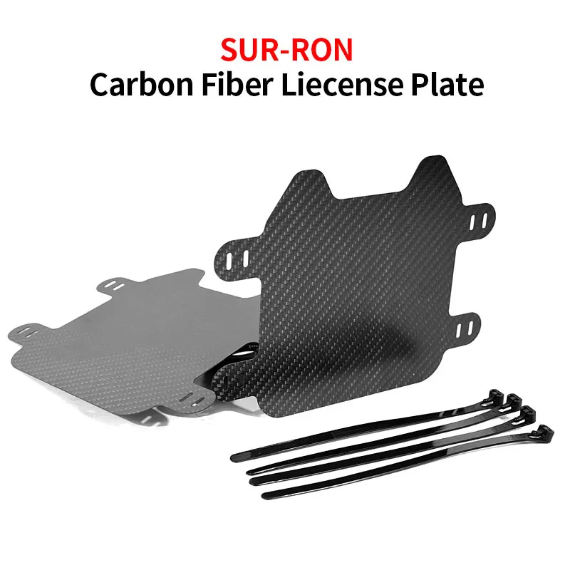 Pour Surpository Light équation Light X fibre de carbone veecense plaque sur ron moto accessoires veecense plaque SUR-RON