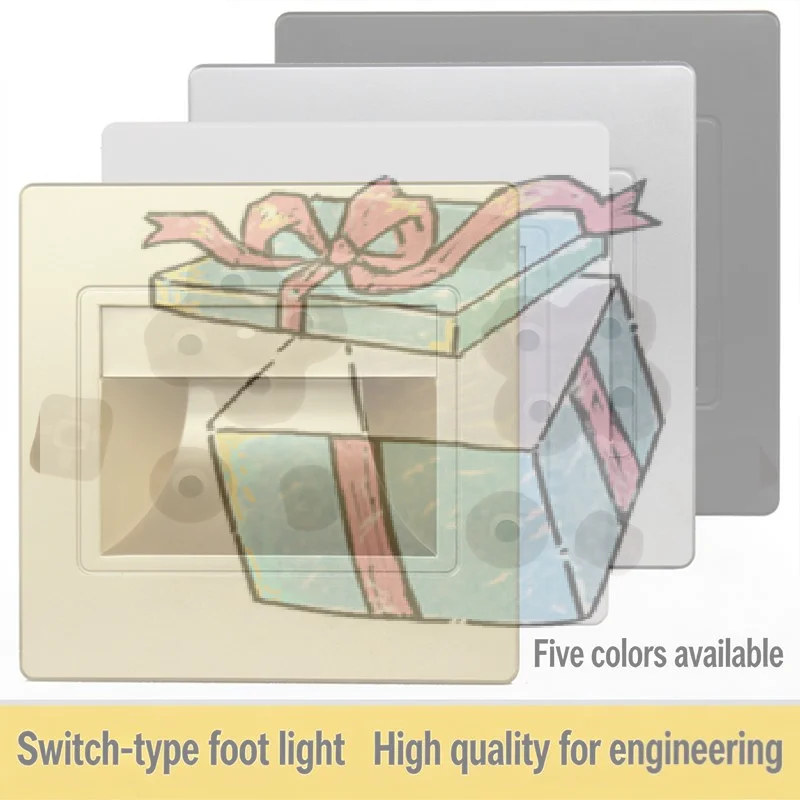 【CCA】Footlight With Human Motion Sensor Recessed Step Light Night Light Stair Light