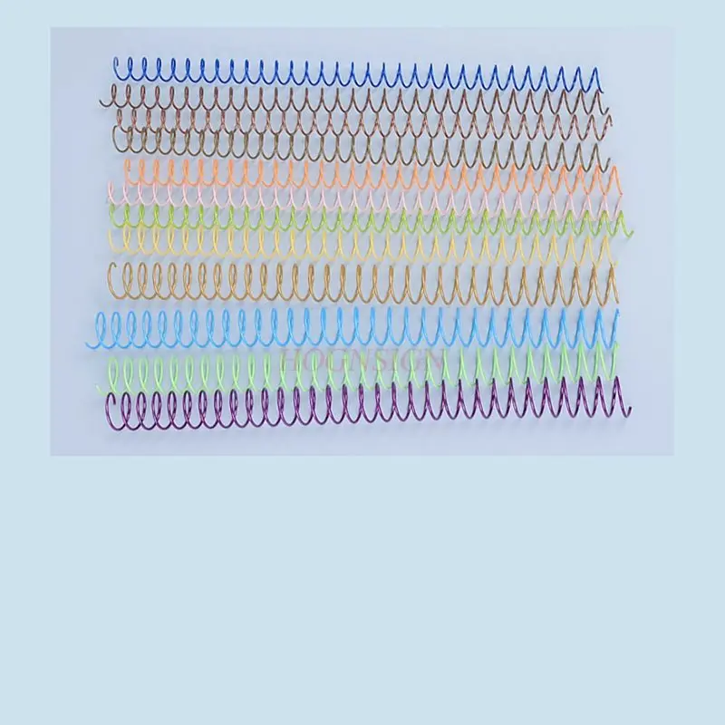 5 قطعة A4-30 حفرة ملزمة الحديد لفائف واحدة B5/26 حفرة فضفاضة ورقة حلقة كتيب دوامة الحديد حلقة فضفاضة ورقة كتاب DIY بها بنفسك يمكن قطعها