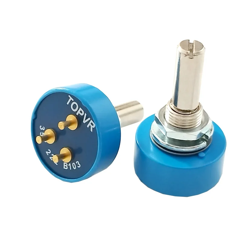 1pcs 357 22E B102 B202 B502 B103 Potentiometers 360 Degrees without limit Infinite bit rotation