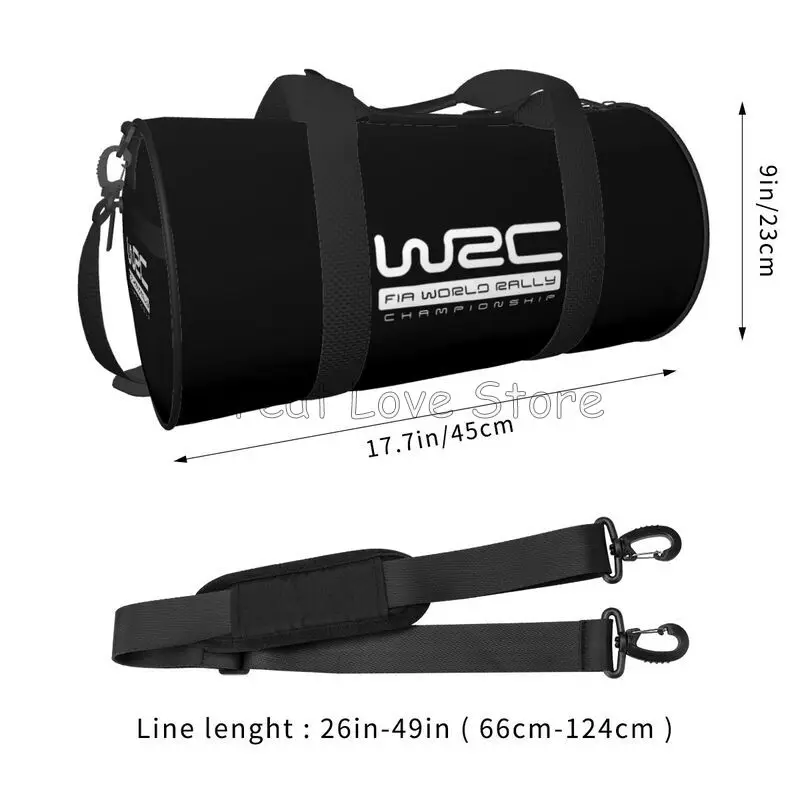 월드 랠리 챔피언십 여행 더플백 휴대용 주말 여행 가방 방수 기내 반입 가방 스포츠 짐 요가 가방