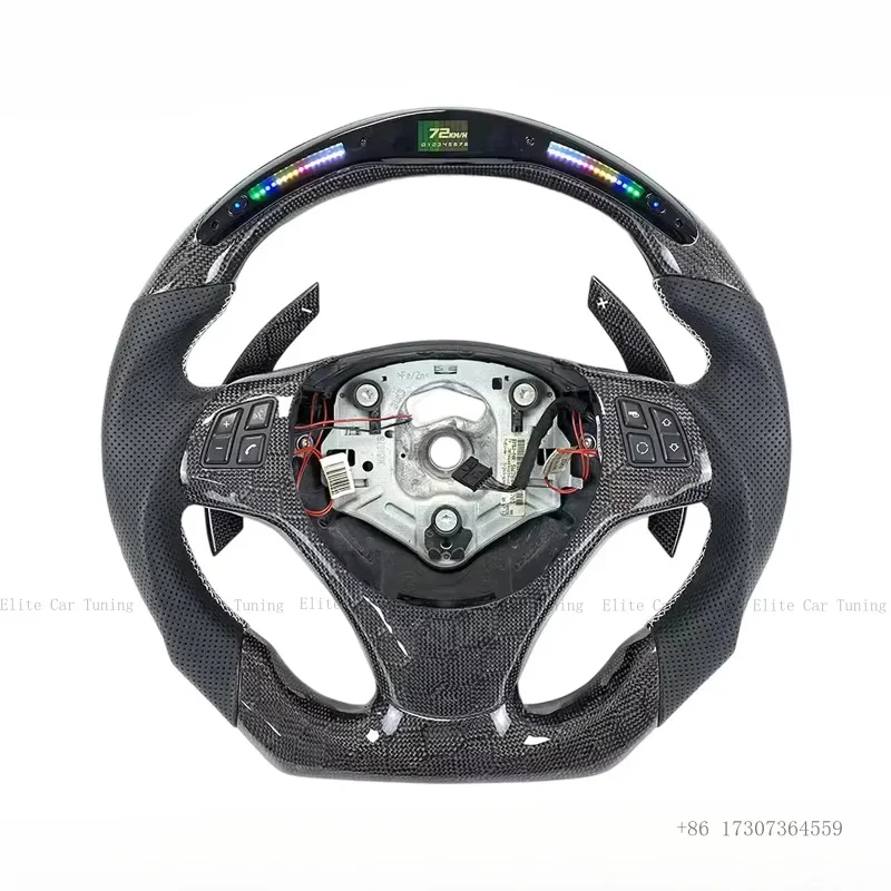 

Carbon Fiber Leather Customized Steering Wheel Suitable for BMW X6 X5 X1 E70 E71 E90 E91 E92 E93 E81 E82 E87 E88 E84