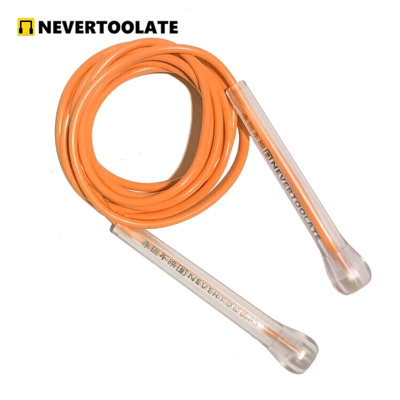 Corda di durezza 85A con manico robusto in ABS trasparente con nucleo 120 grammo corda per saltare in pvc fitness doppia sotto super lunga 3.2 metri