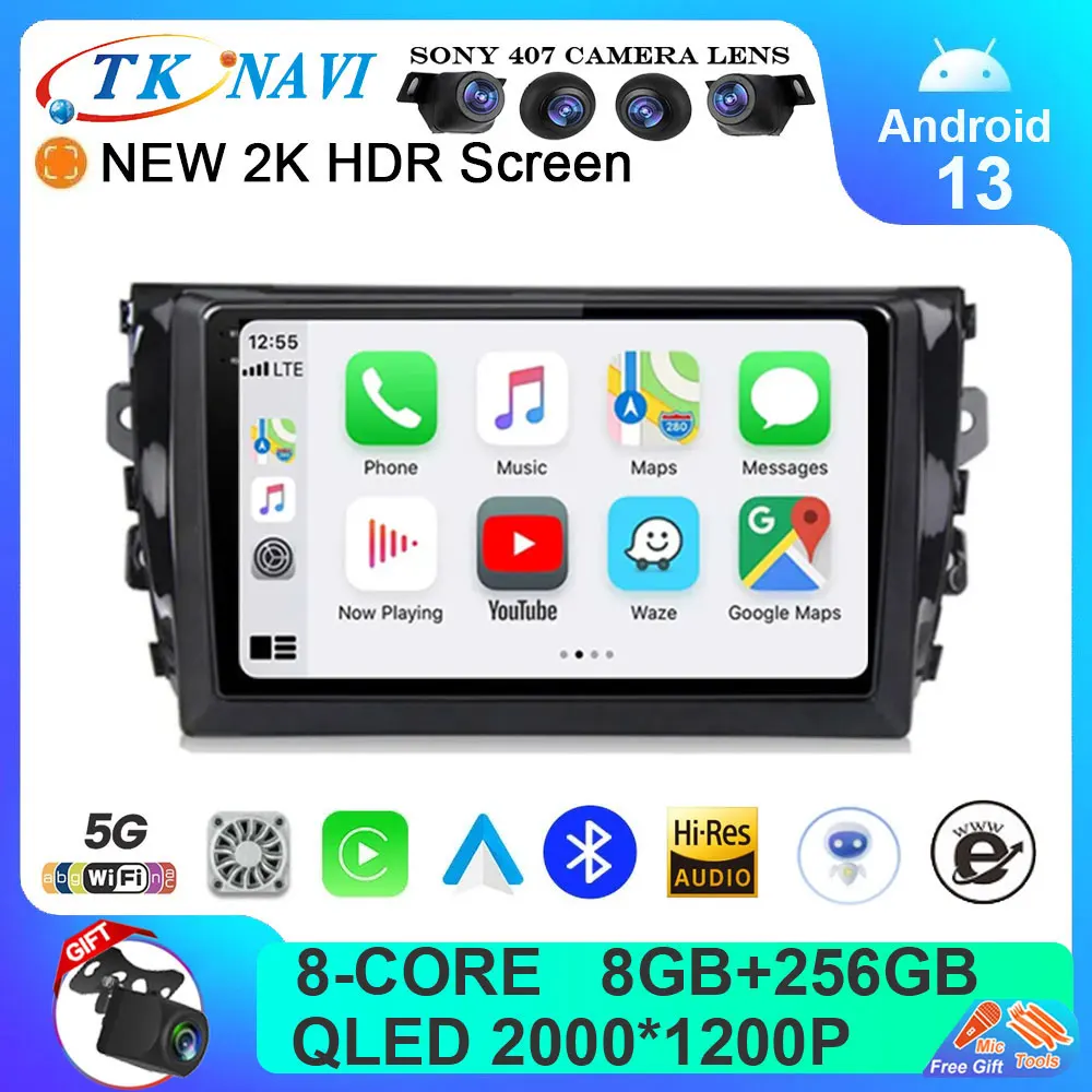 

Android 13 Car Radio For Zotye T600 2014 - 2019 4G LTE Touch Screen Multimedia Video Player Navigation GPS Carplay Head Unit FM