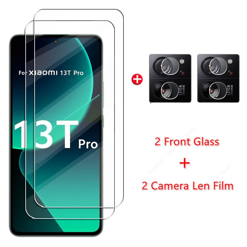 

2Pcs Glass For Xiaomi 13T Pro Screen Glass Xiaomi 13T Pro Tempered Glass Screen Protector Protective Lens Film Xiaomi 13T Pro