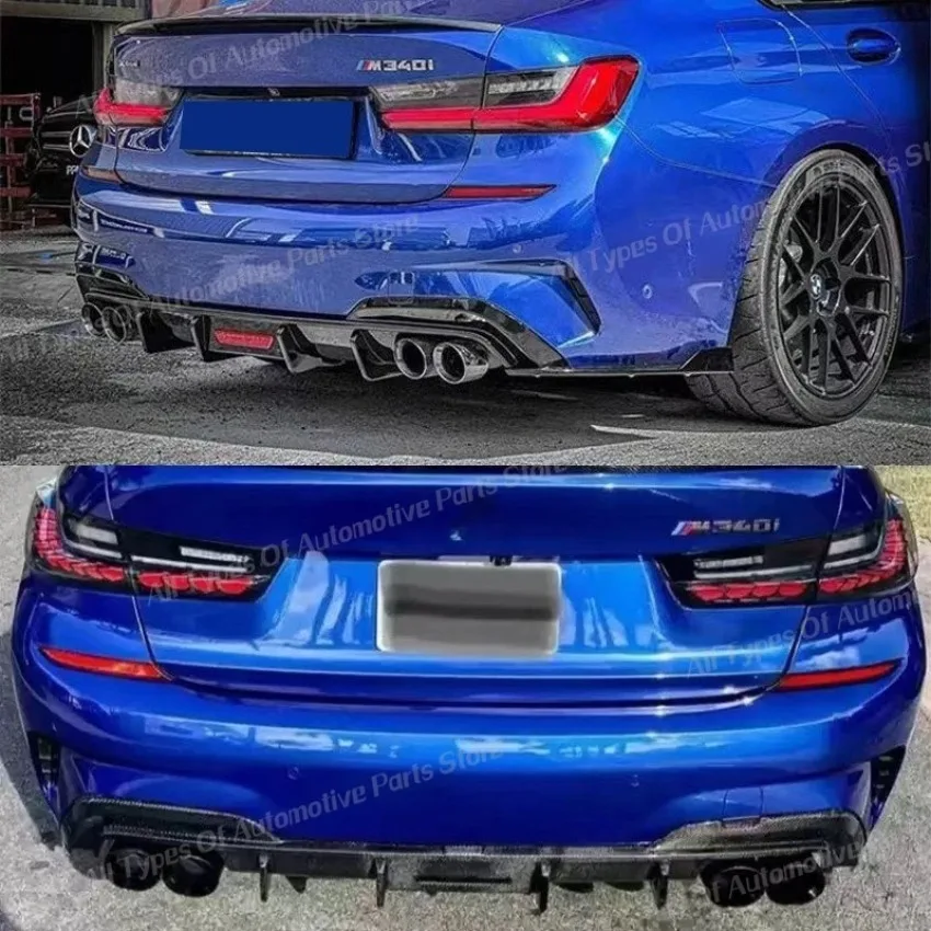 For BMW 3 Series G20 G21 G28 320i 320d 325i 330i M340i M340d 2019 2020+ M Sport Spoiler Diffuser Splitter Grille Body Kit Tuning