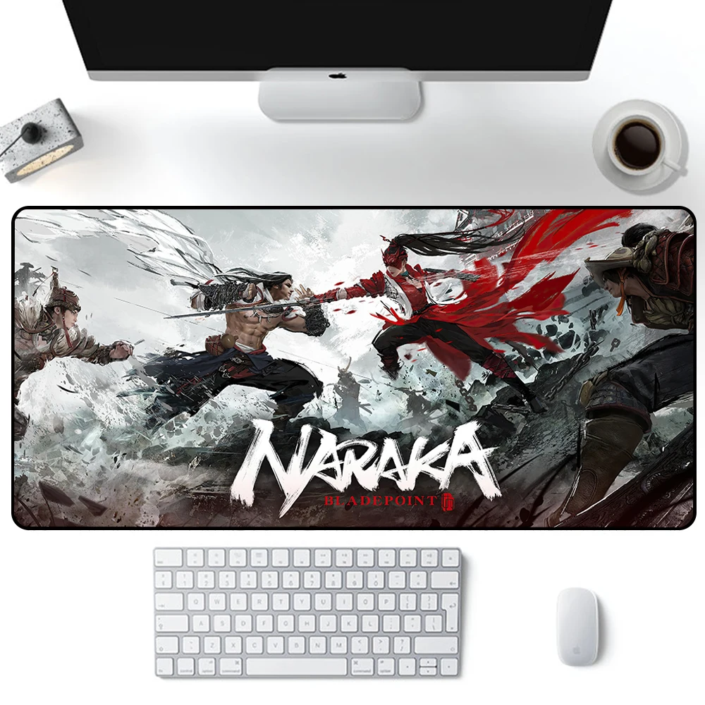 Naraka Bladepoint Large Mouse Pad Gaming Mousepad PC Gamer Computer Office Mouse Mat XXL Keyboard Mat Desk Pad Laptop Mausepad