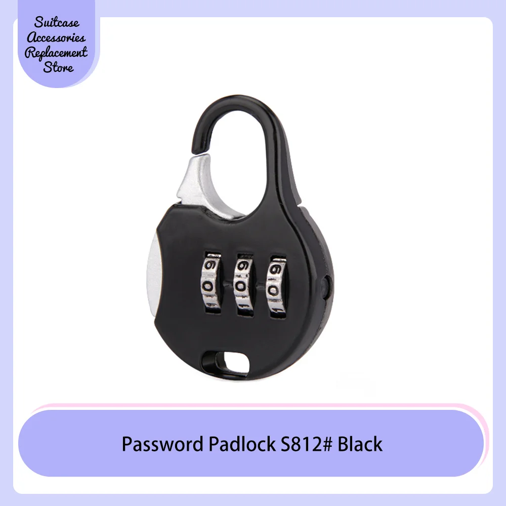 Luggage Accessories Small combination lock Mini padlock Pull rod box padlock Suitcase combination lock Anti-saw and anti-cutting