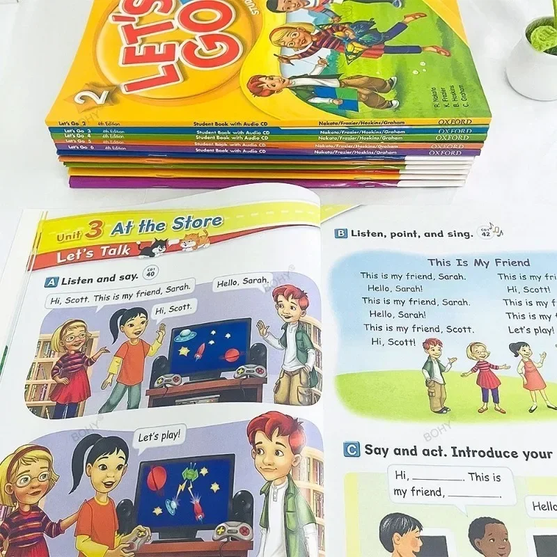 Oxford Let's Go Student Book 4th Edition New Phonics and Reading Lessons To Help Children Read Fluently ESL Books