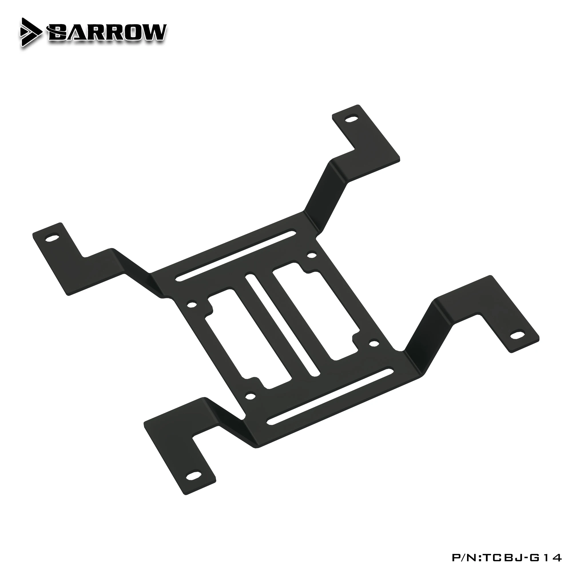 BARROW 120mm/140mm Radiator Metal Flat bracket Water coolant tank bracket Water pump bracket size 12cm 14cm fan TCBJ-G