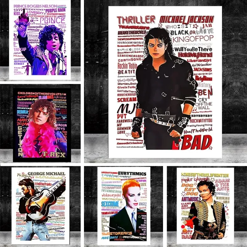 Trend International Music Singer Poster Featuring PRINCE POP ART 1, Ideal for Home Decoration, Vintage Prints and Painting