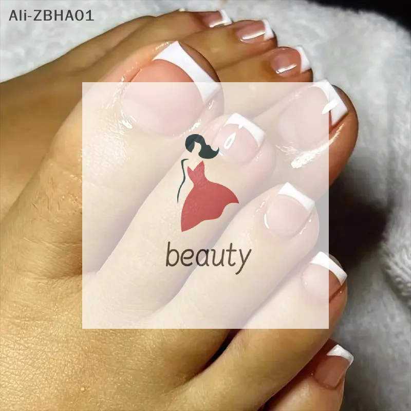 120 Uds uñas postizas extensión de uñas para mujeres francés corto cuadrado Artificial prensa en uñas desnudas rosa cubierta completa punta falsa