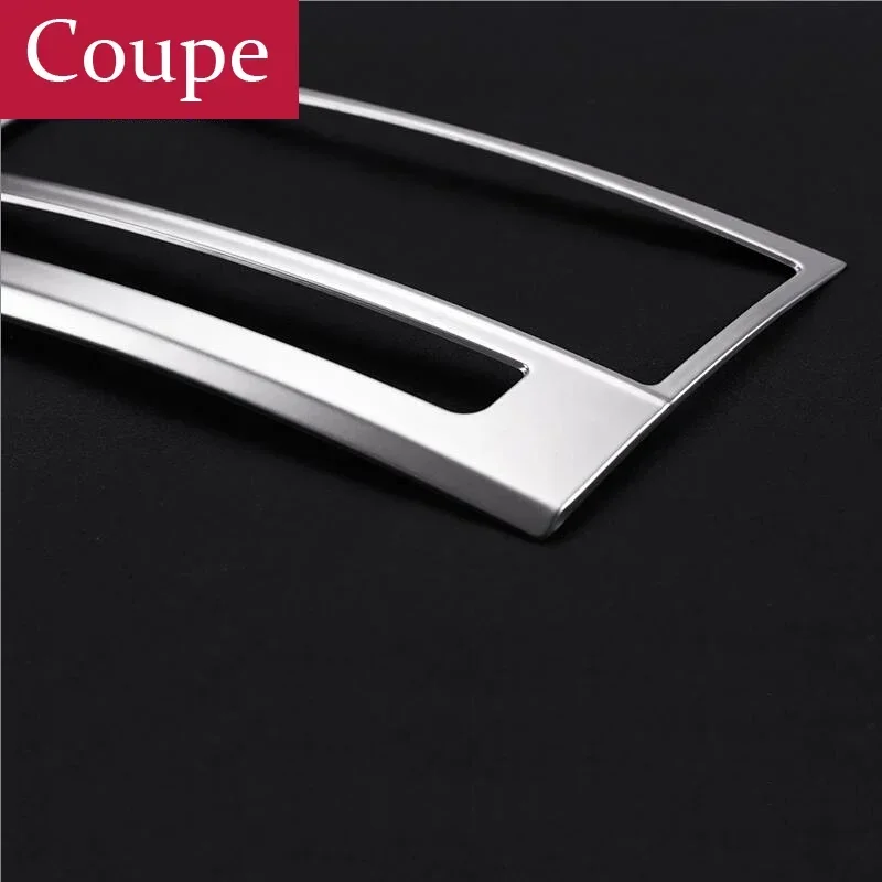 Car Styling Center Console Air Conditioning CD Control Panel Cover Trim For Mercedes Benz E Class Coupe W207 C207 Accessories