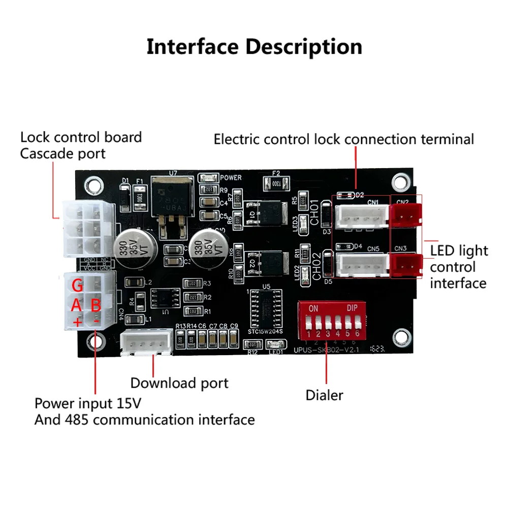 

2 way locker control board smart lock board electric boards for lock