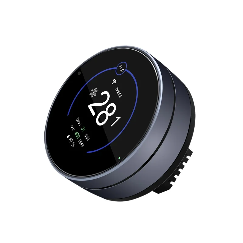 Comfurter Nest Round Dual Ring Type Smart Air Conditioner WiFi Modbus قابل للبرمجة مضخة حرارة لاسلكية ترموستات