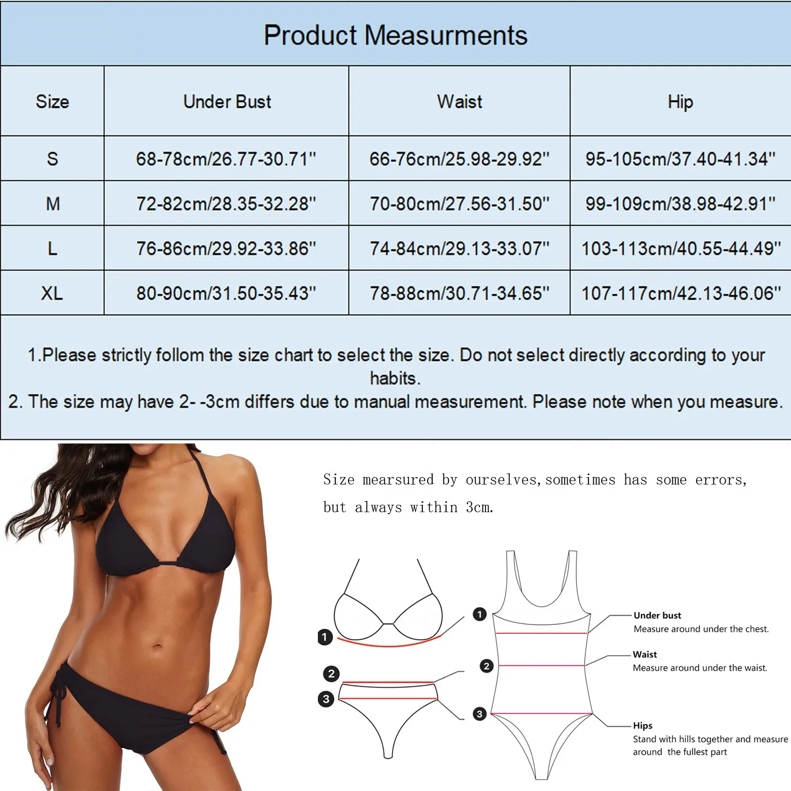 Costume da bagno brasiliano Biquini Donna Costume da bagno con fasciatura a fascia Push Up Costume da bagno brasiliano Costumi da bagno Costumi da bagno con cinturino con stampa sexy