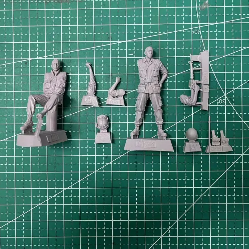 Kit de figurines de soldats en résine, échelle 1/35, police militaire américaine, groupe de 2 personnes, l'inventaire Gk, non assemblé, non peint, jouet à faire soi-même, 2379