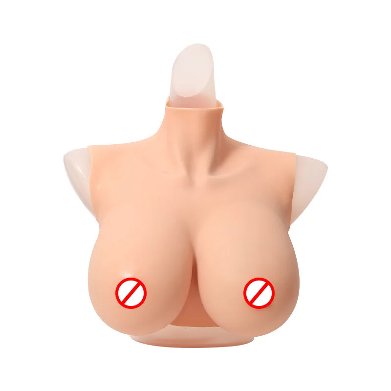 9th generation turtleneck silicone breast implants B-H cup optional CD fake breast