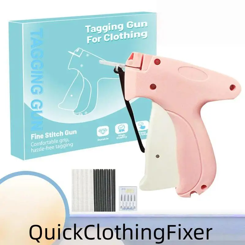 Fine Sewing Stapler Set Quick Clothes Fixing Device Anti Jam Needle Set Quilting Hemming Tool Garment Quilt Sock Tag Fastening