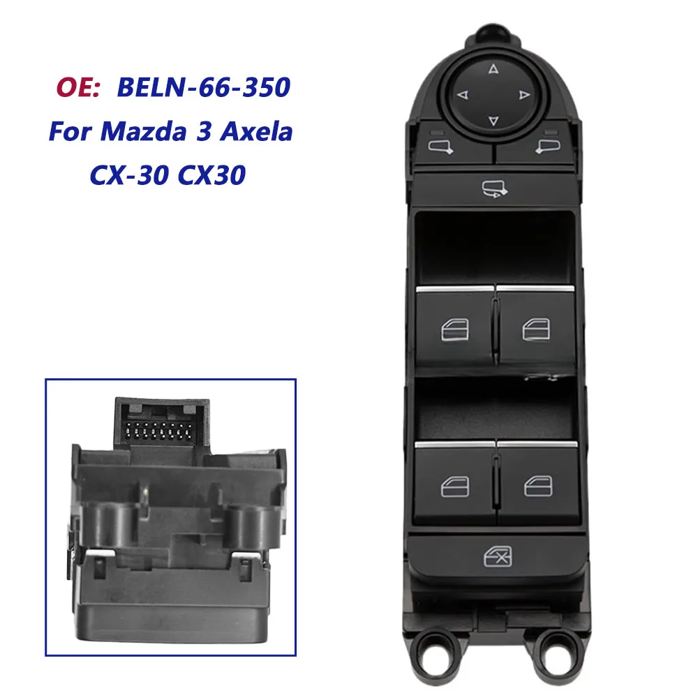 

Electric Front Left Door Window Control Switch BELN-66-350 for Mazda 3 Axela CX-30 CX30 Glass Lifter Button BELN66350