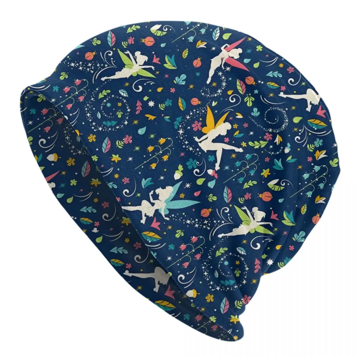

Custom Tinker Bell Bonnet Hats Fashion Knitting Hat For Women Men Warm Winter Cartoons Skullies Beanies Caps