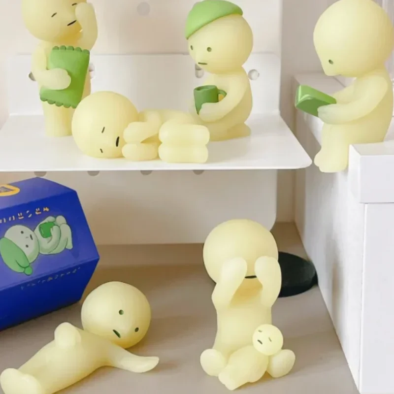 Juego de 6 piezas de caja ciega de la serie Rest para ver figuras de acción más populares, sueños, decoración del hogar, regalos de San Valentín