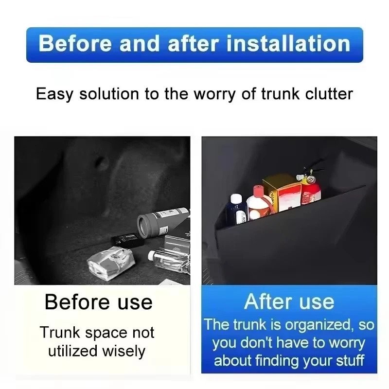 صندوق تخزين صندوق السيارة صندوق تخزين متعدد الوظائف لشركة فولكس فاجن فولكس فاجن T Roc 2018 ~ 2025 2024 2019 قطع غيار السيارات الجانبية