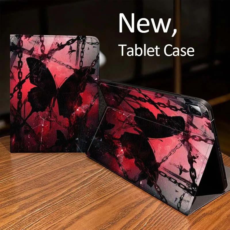 

Golden Butterfly Art Pattern For Xiaomi Mi Redmi Pad 2 4 5 7S 6S 6 7 8 Plus SE Pro K 2025 inch 8.7 11 Tablet Case