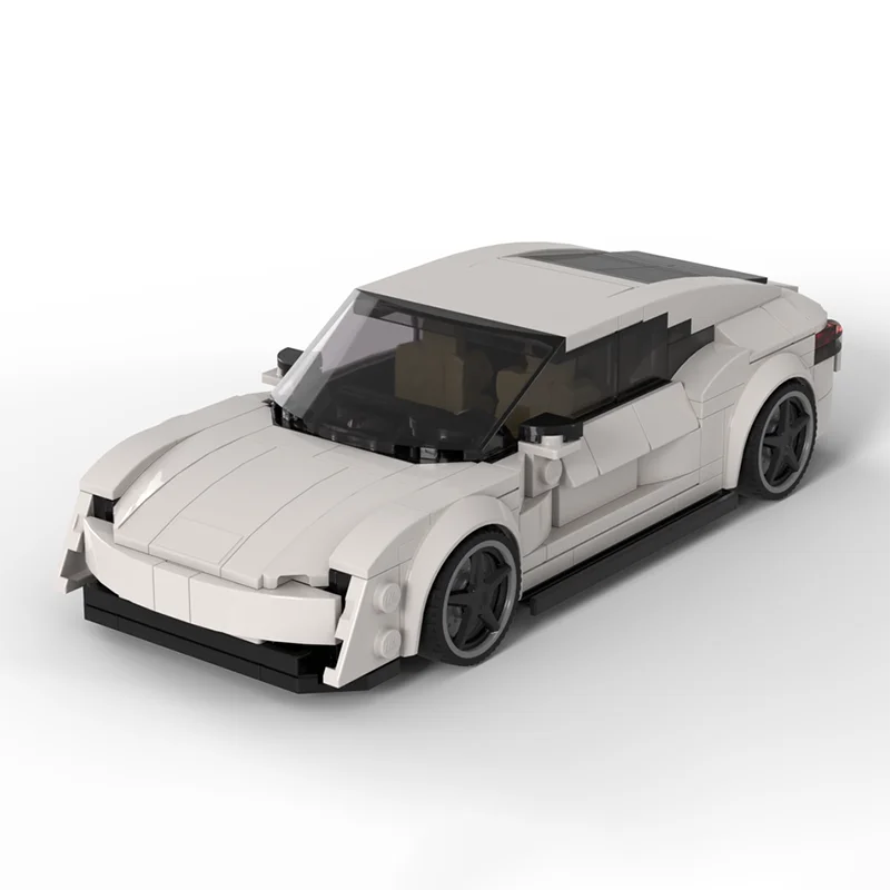 

MOC Taycan Speed Champion Classic Car Model Sports Car Racing Children's Toy Gift Technology Building Blocks