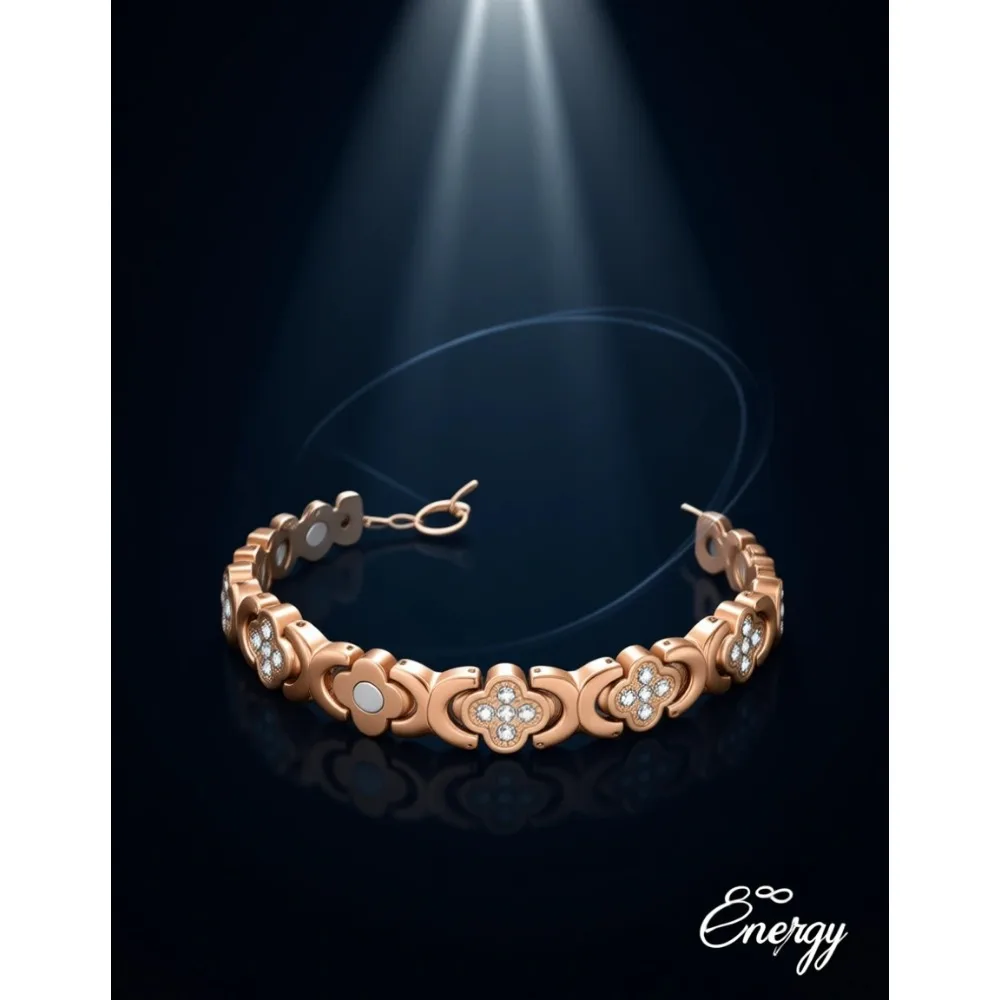 

Магнитный медный браслет 5X Strength для женщин, регулируемый, оздоровительное украшение