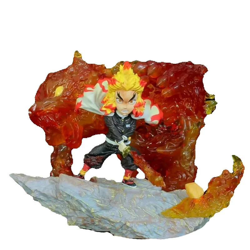 

Demon Slayer kimetsu no yaiba Anime Rengoku Kyoujurou Figurine Model GK Flame Hashira Action Figure statue Collection Toy figma