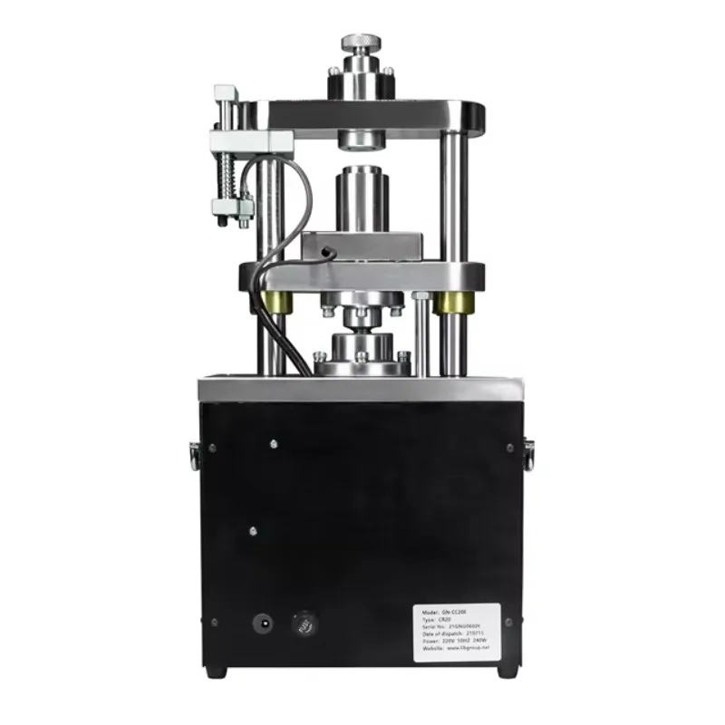 

【Best-selling】GN-CC20 Manual Coin Cell Crimping Machine For Lithium Ion Battery Assembly 220V Steel Material Condition 1 Year Wa