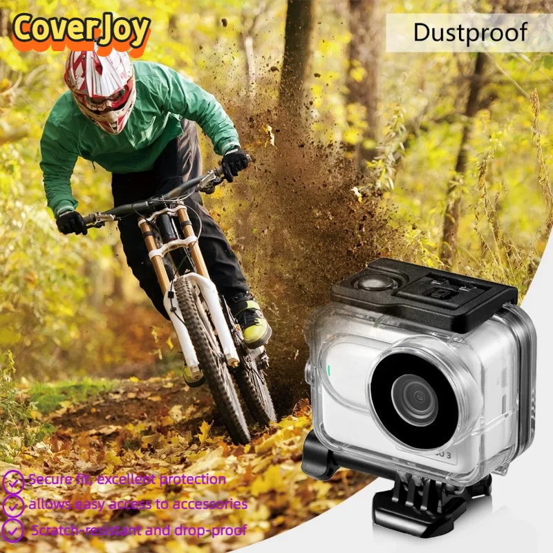 

CoverJoy 60 м водонепроницаемый чехол для Insta360 GO 3/3S корпус для дайвинга защитный чехол коробка для подводной камеры Новое поступление