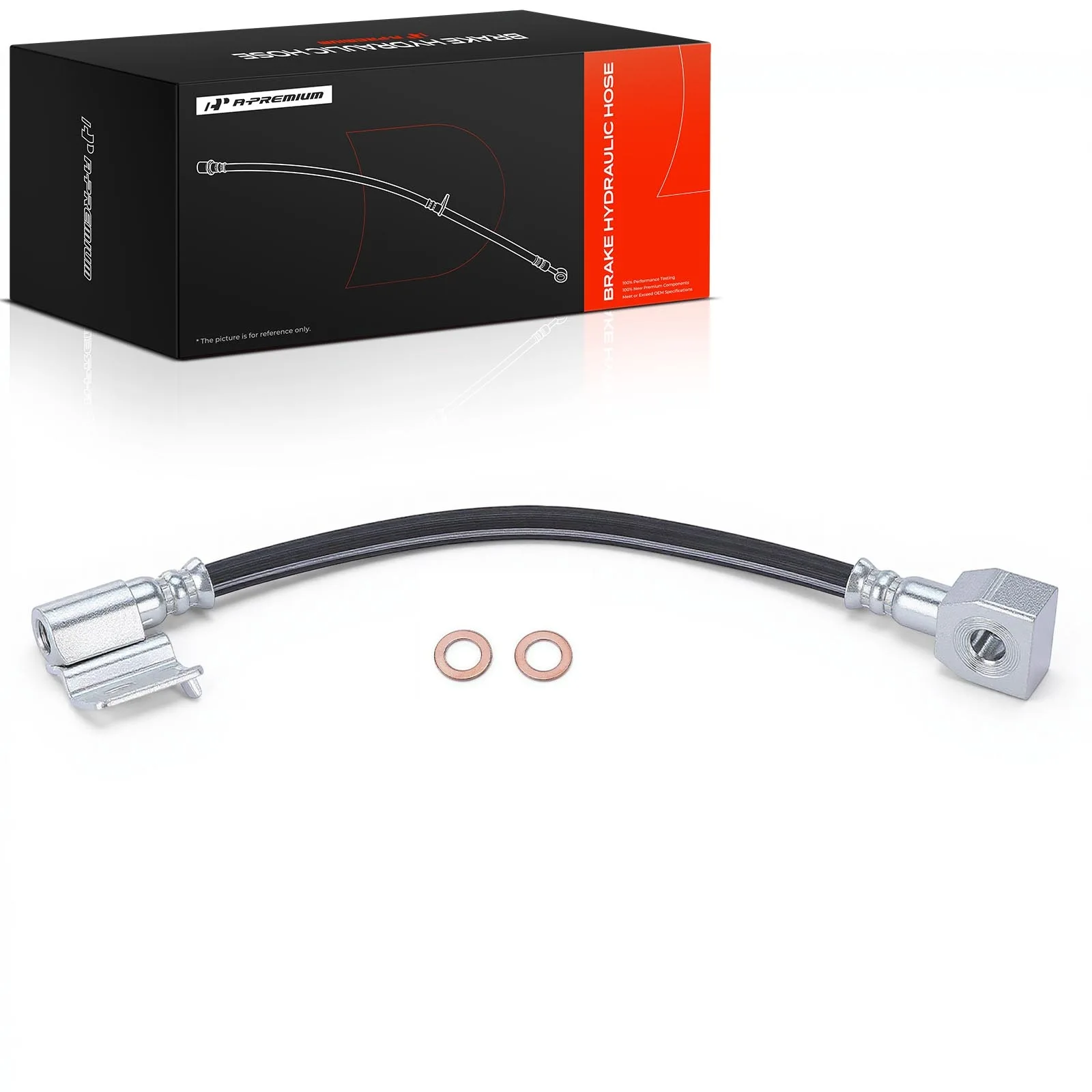 A-Premium Rear Passenger Side Brake Hydraulic Hose for Ford Explorer 1995-2001 Explorer Sport 2001-2003 Mercury Mountaineer