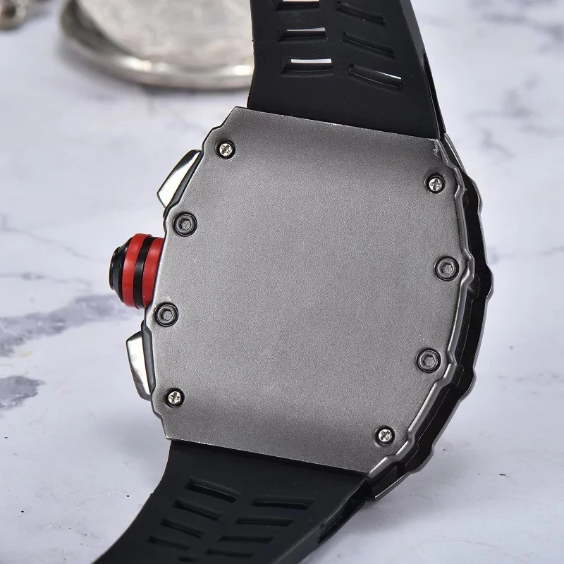 Orologio da uomo leggero marchio di lusso quadrante a botte moda luce notturna orologio sportivo data orologio Reloj L385