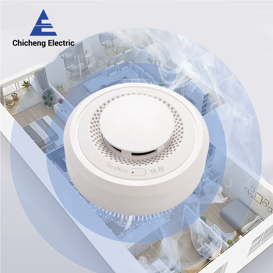 

SD301 Smoke Detectors CE EN14604 Smoke Sensor Standalone Wireless Smoke Alarm Fire Detector For Home Security Low Battery Alert