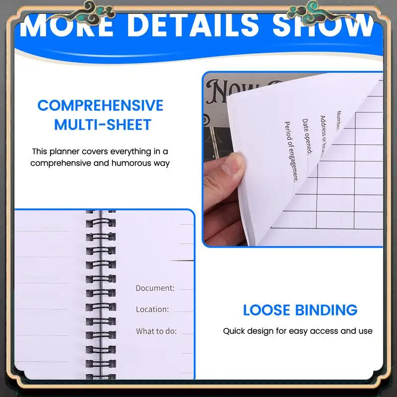 ASMA-Funny Sh-T I'm Dead End of Life Planner، مخطط نهاية الحياة، I'm Dead Now What Book Planner، ترتيبات نهائية موجهة #2