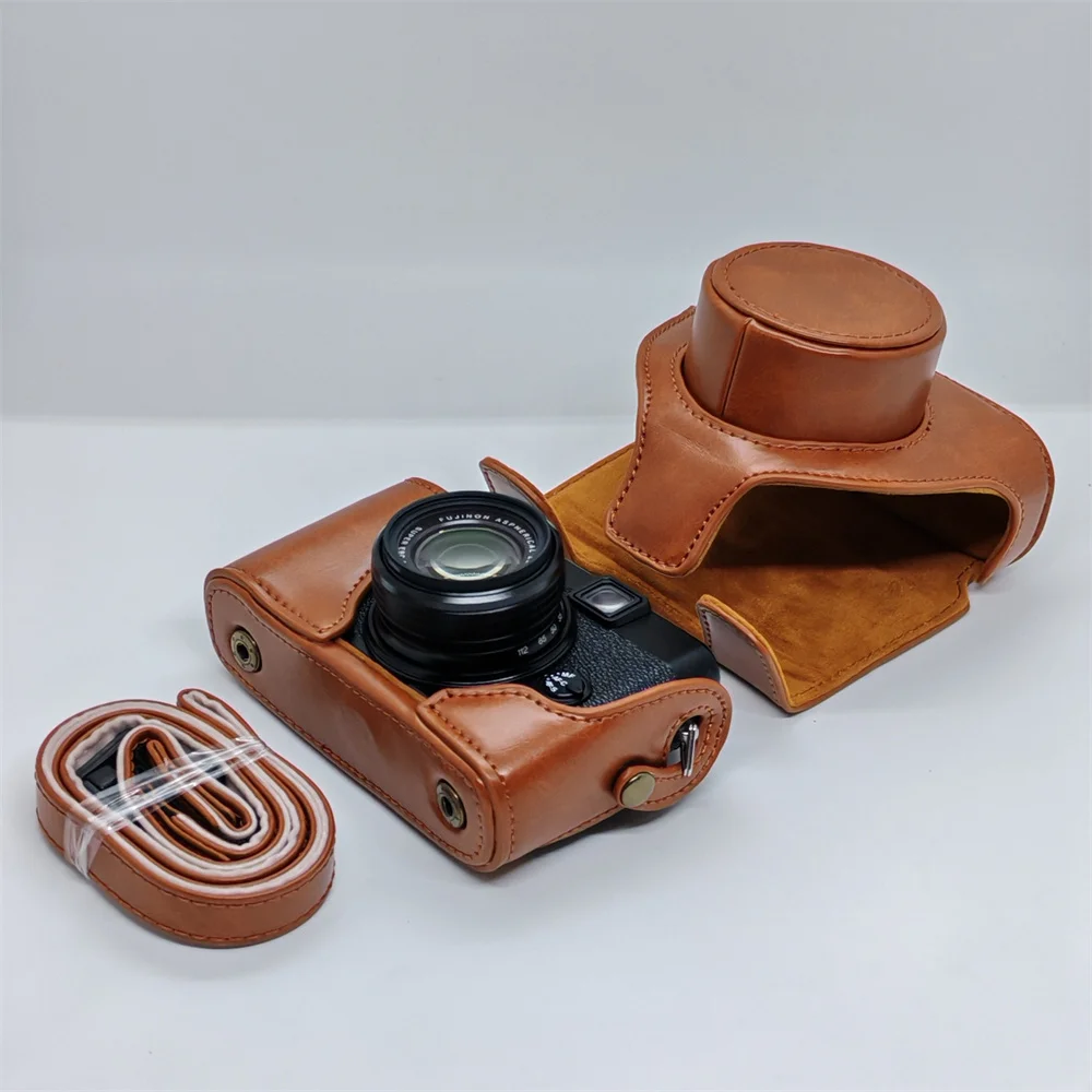 PU Leather Camera Bag Case For Fujifilm X10 X20 Fuji x10 x20 Full