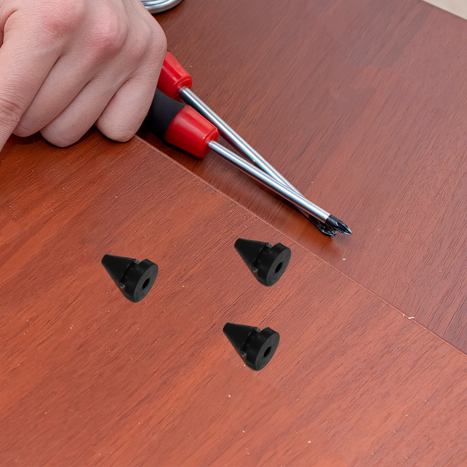 20Pcs Silicone Door Stopper Pads Cabinet Bumper Guards Window Stops Elevator Spacers Furniture Bumpers Noise Dampening