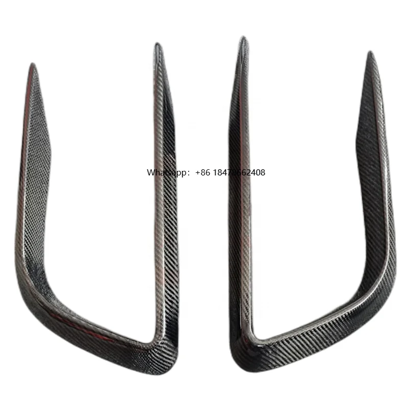 

High Quality LD Style Carbon Fiber Front Canards wings Front Bumper Decoration for Levante 2016-2020 Body Kit