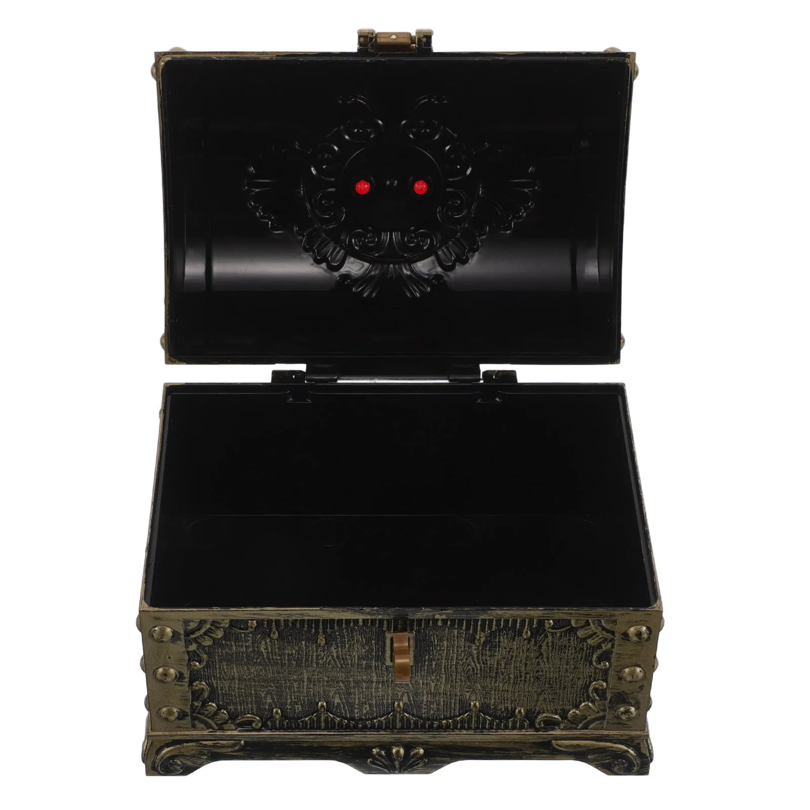 

Vintage Pirate Treasure Chest Durable Plastic Kids Adventure Role Decorative Storage For Classroom Reward Party