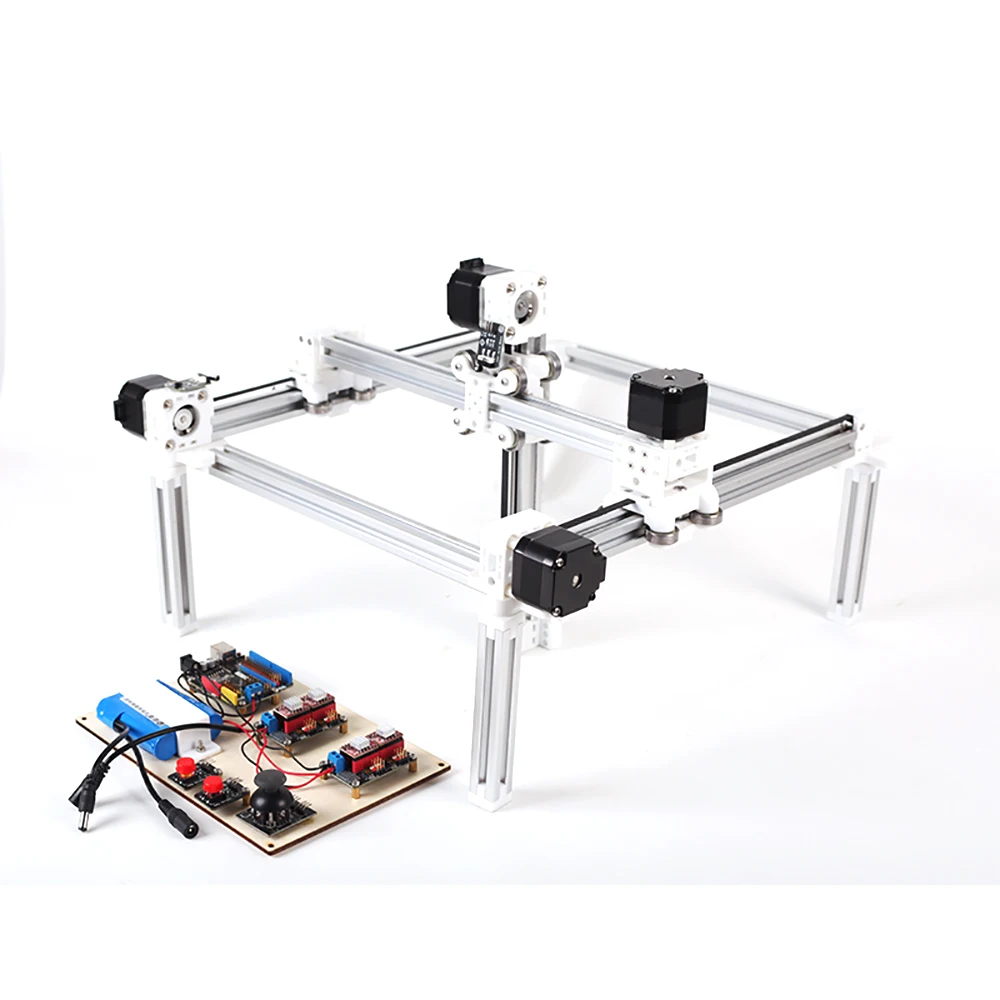 

Three-Axis Track Xyz Linear Guide Motion Platform 42 Stepper Motor Programming Control