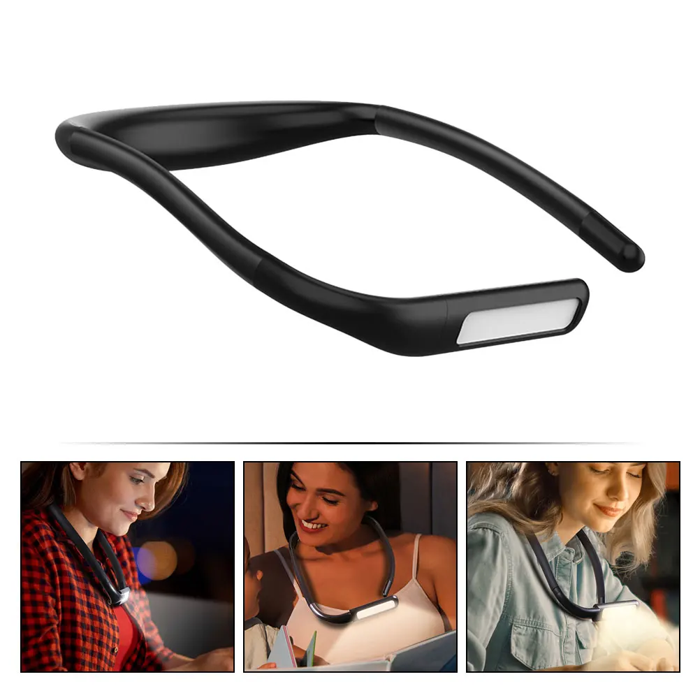 

Portable LED Reading ABS Book Light for Bed Night Adjustable Brightness Flexible Hose Neck Lamp Small Night Light
