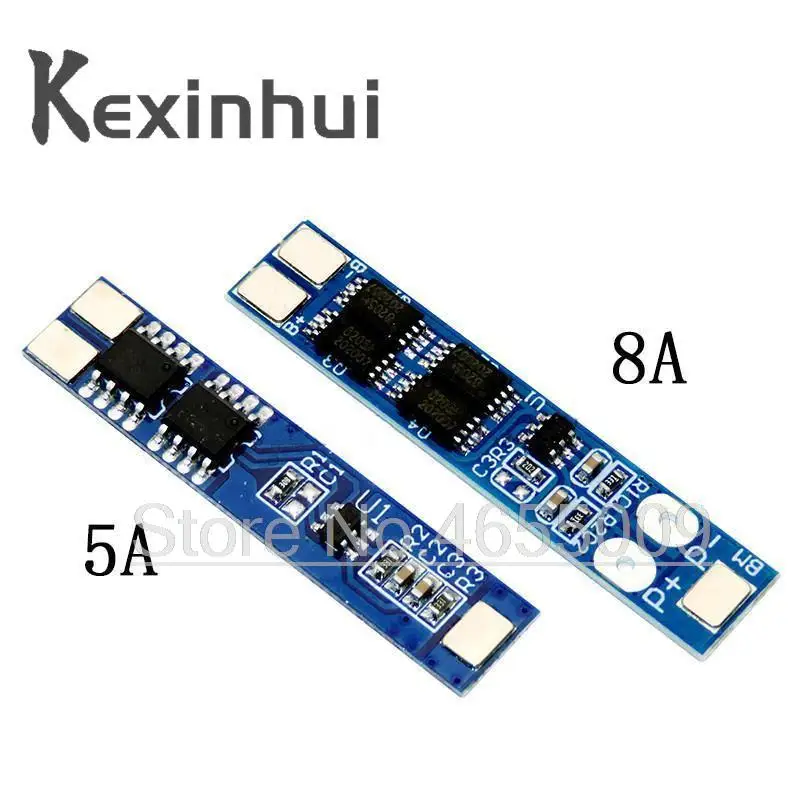 2S 5A / 8A 7.4V/8.4V 18650 Lithium Battery Charger Board Li-ion Battery Charging BMS Over Charge-Discharge Protection Module